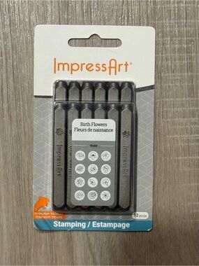 ImpressArt Birth Flowers Stamp Pack 4mm, 12pc